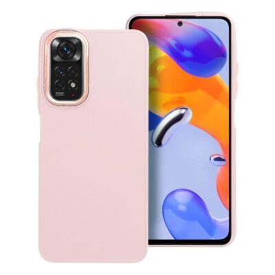 Puzdro Frame TPU Xiaomi Redmi Note 11/11S - ružové