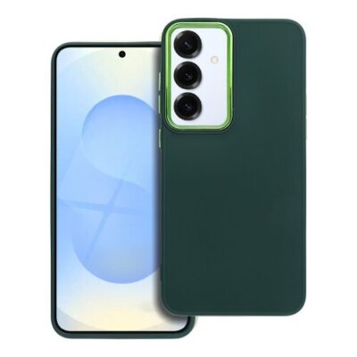 Puzdro Frame TPU Samsung Galaxy S25 Plus - zelen&eacute;