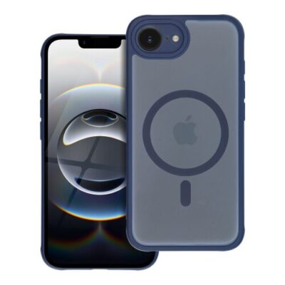 Puzdro Magsafe Matte Clear iPhone 16e (SE 4 2025) - modré