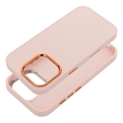 Puzdro Frame TPU iPhone 16e (SE 4 2025) - ružov&eacute;