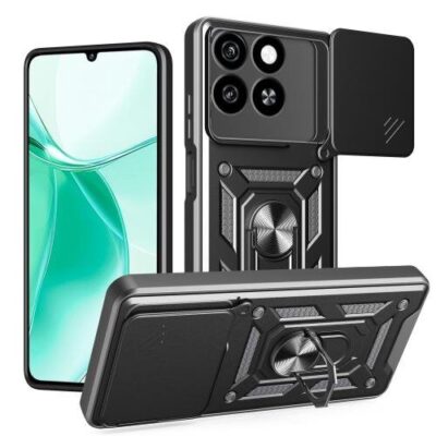 Puzdro Defender Slide ZTE Blade A35/A55 - čierne