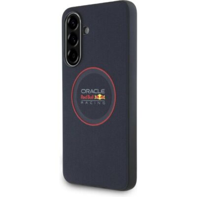 Red Bull PU Leather Red Ring Zadní Kryt pro Samsung Galaxy A36 Navy