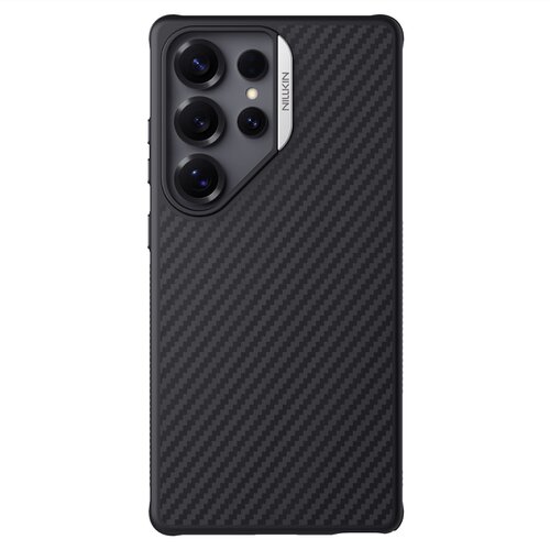 Nillkin Synthetic Fiber PRO Magnetic Zadní Kryt pro Samsung Galaxy S25 Ultra Silvery