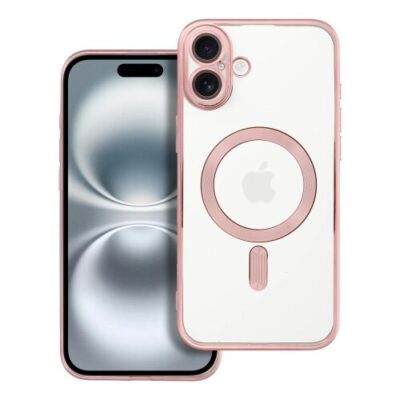 Puzdro Magsafe Shine iPhone 16 Plus - ružovo-zlat&eacute;