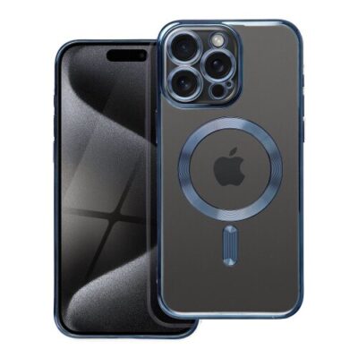 Puzdro Magsafe Shine iPhone 15 Pro Max - modro-šedé