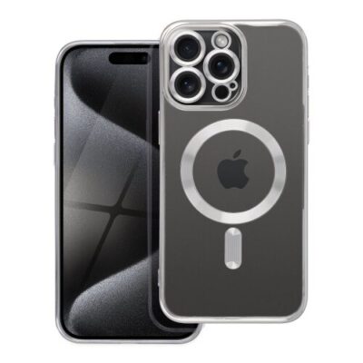 Puzdro Magsafe Shine iPhone 15 Pro Max - šedé
