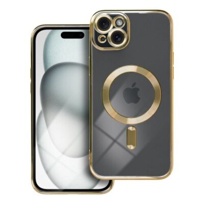 Puzdro Magsafe Shine iPhone 15 Plus - zlaté
