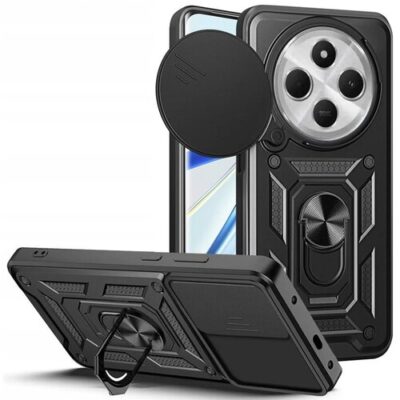 Puzdro Defender Slide Xiaomi Redmi 14C/Poco C75 - čierne