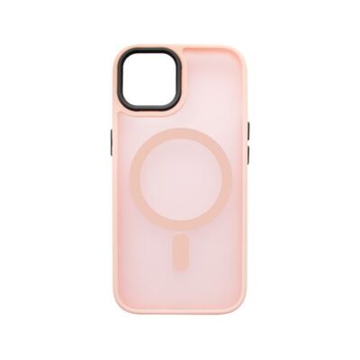 Sturdo plastov&eacute; puzdro iPhone 13 Pro, ružov&eacute; (Magsafe Frosted)