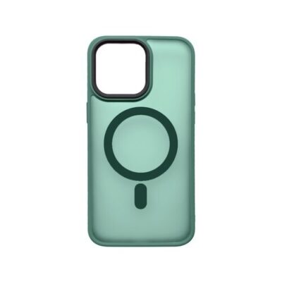 Sturdo plastov&eacute; puzdro iPhone 12 Pro, zelen&eacute; (Magsafe Frosted)