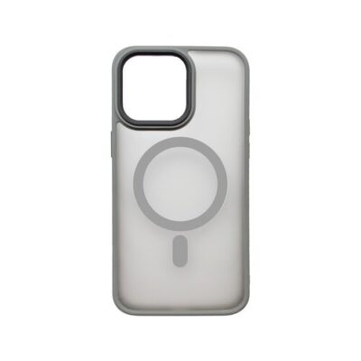 Sturdo plastov&eacute; puzdro iPhone 12 Pro, siv&eacute; (Magsafe Frosted)
