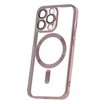 Puzdro Magsafe Shine iPhone 13 Pro - ružovo-zlat&aacute;